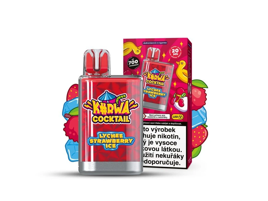 KURWA COCKTAIL Lychee Strawberry Ice