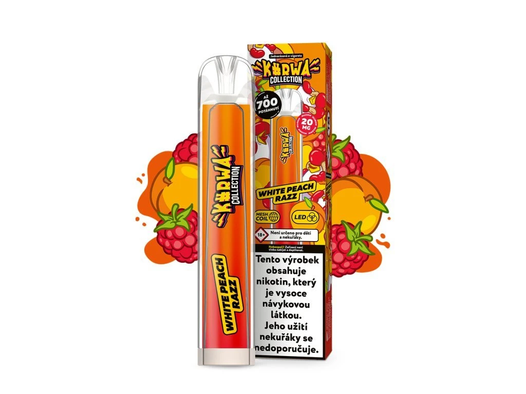 KURWA COLLECTION White Peach Razz