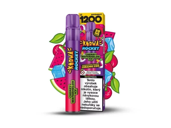 KURWA ROCKET Cherry Watermelon Ice