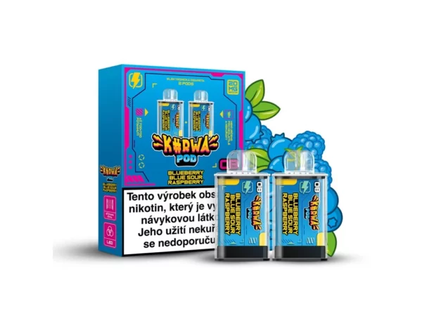 Náplně KURWA POD Blueberry Blue Sour Raspberry