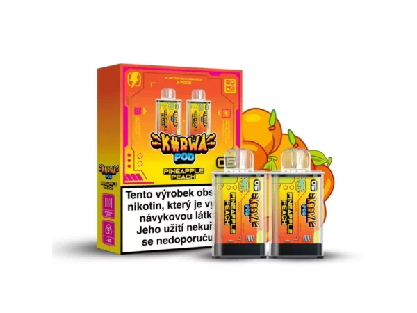 Náplně KURWA POD Pineapple Peach