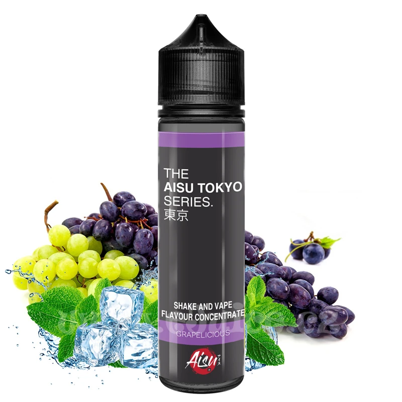 Příchuť ZAP! Juice S&V: AISU TOKYO Grapelicious (Hroznové víno s mentolem)