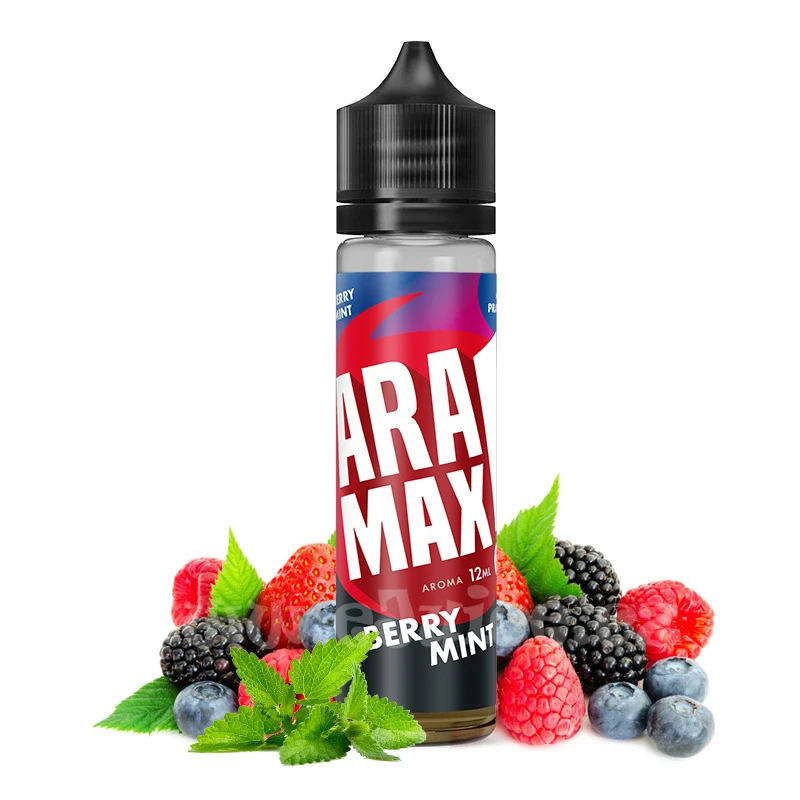 Příchuť Aramax S&V: Berry Mint (Bobulovitý mix s mátou)