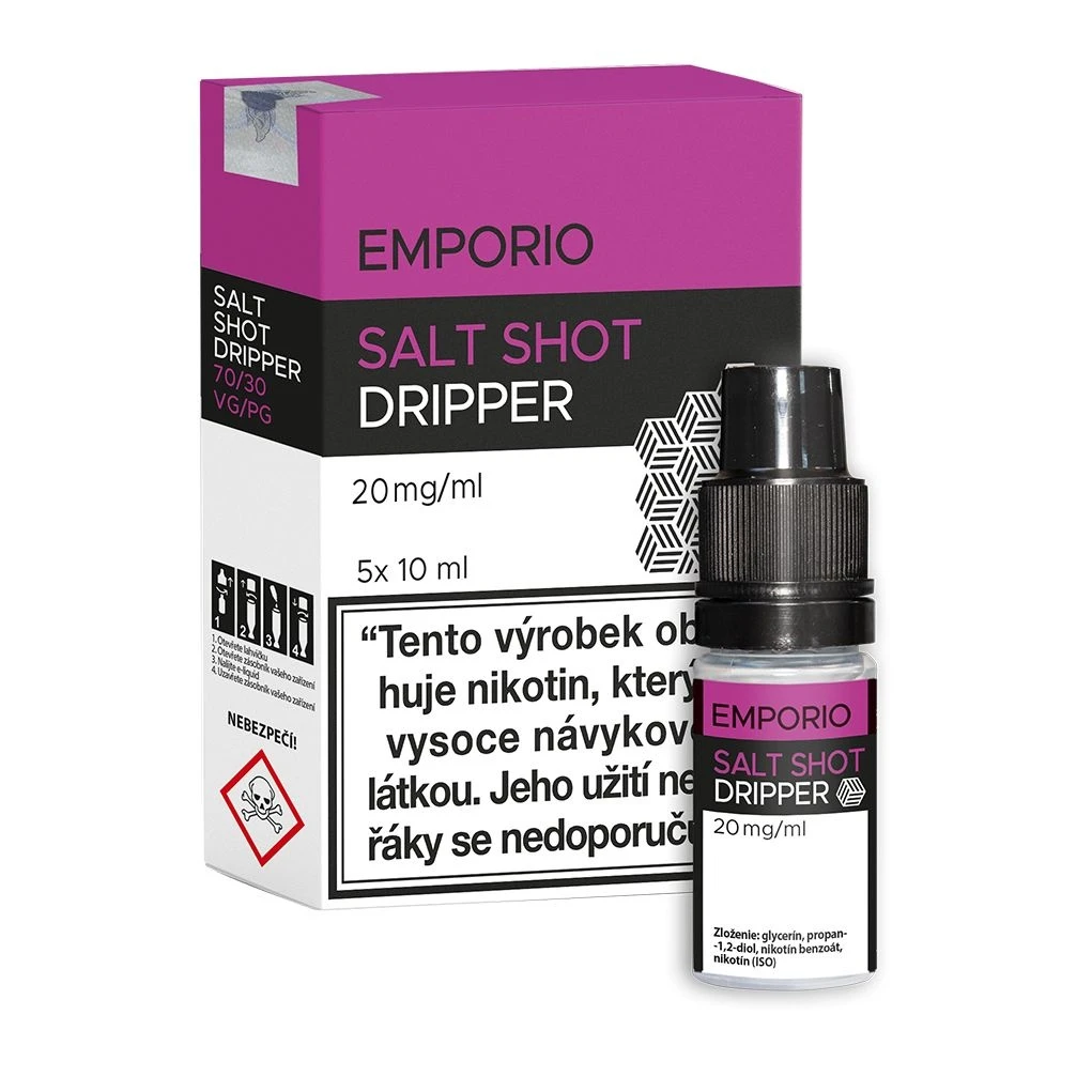 Emporio Salt Shot Dripper (70VG/30PG) 5x10ml
