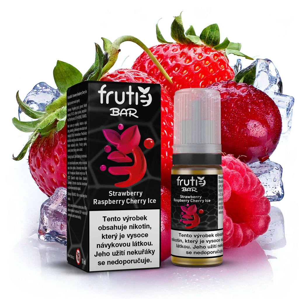 Frutie Bar Juice Strawberry Raspberry Cherry Ice