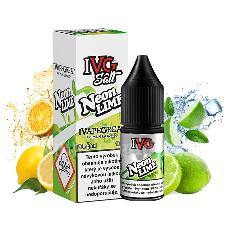 IVG Salt Neon Lime (Ledový citrusový mix)