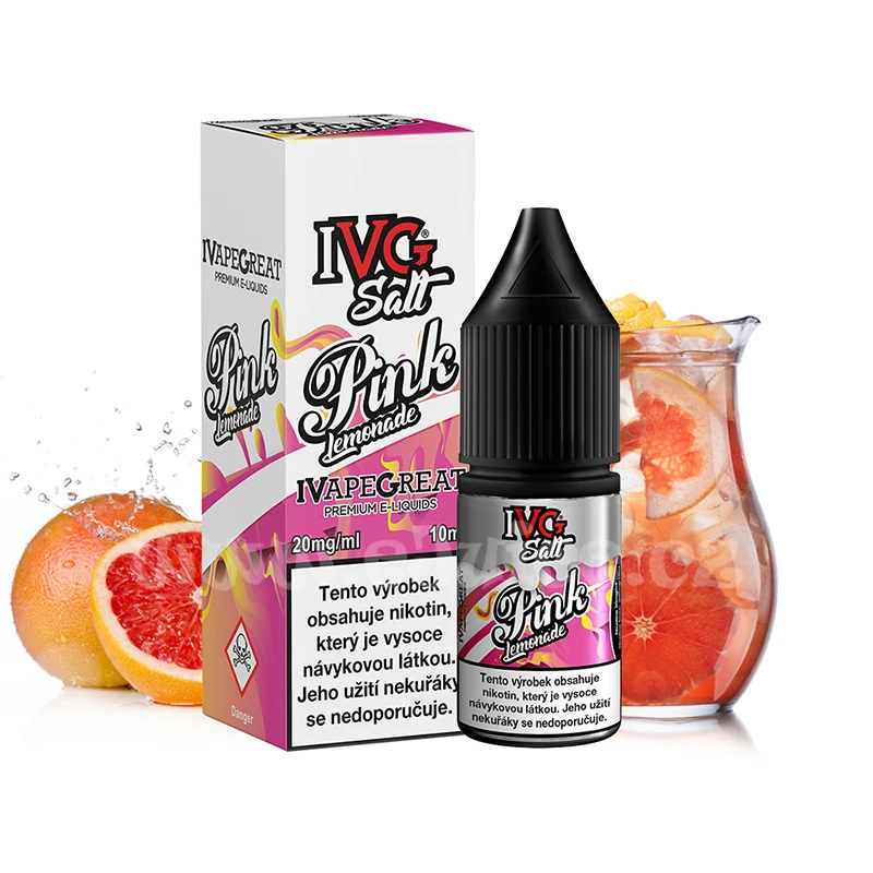 IVG Salt Pink Lemonade (Grepová limonáda)