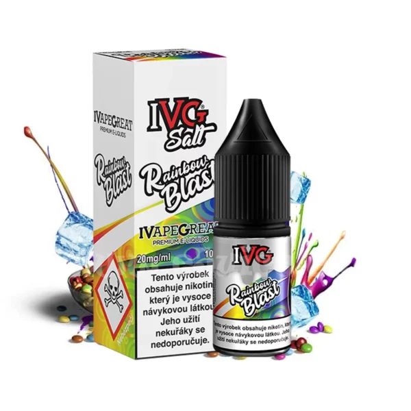 IVG Salt Rainbow Blast (Chladivé sladké bonbony)