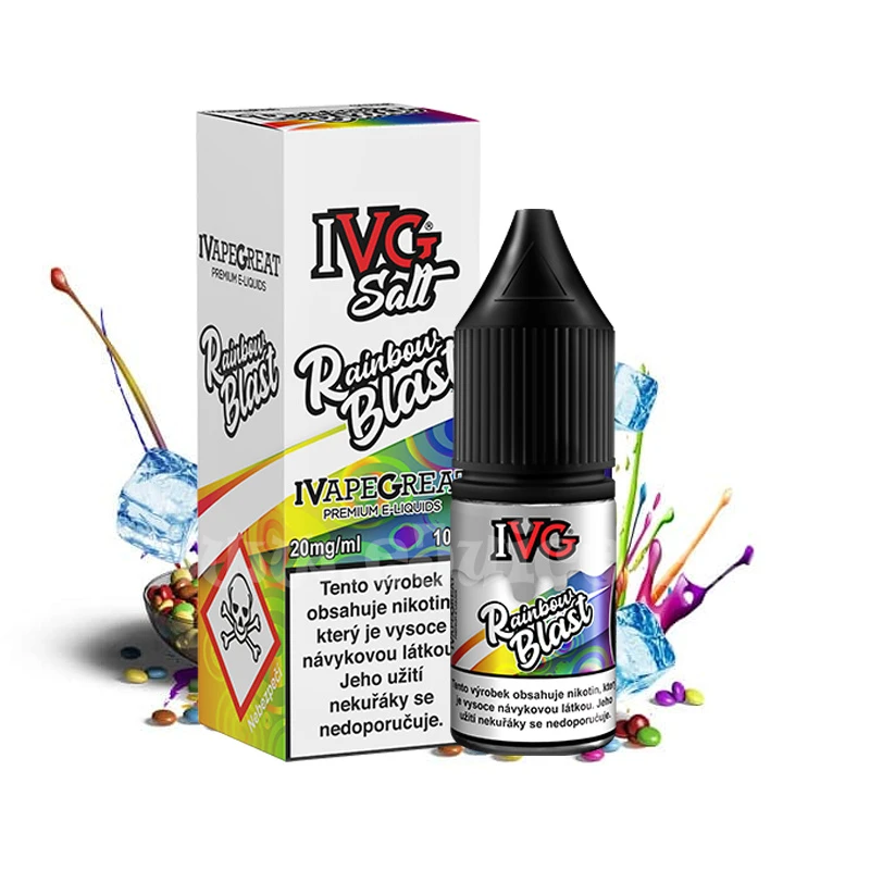 IVG Salt Rainbow Blast (Chladivé sladké bonbony)