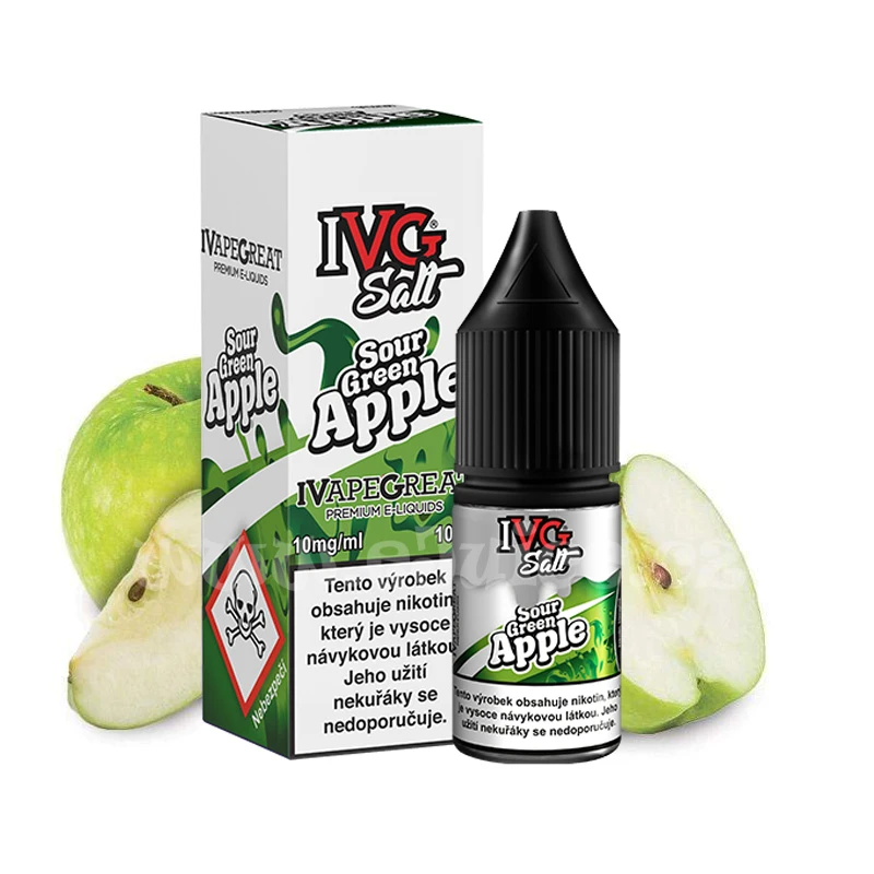 IVG Salt Sour Green Apple (Kyselé jablečné bonbony)