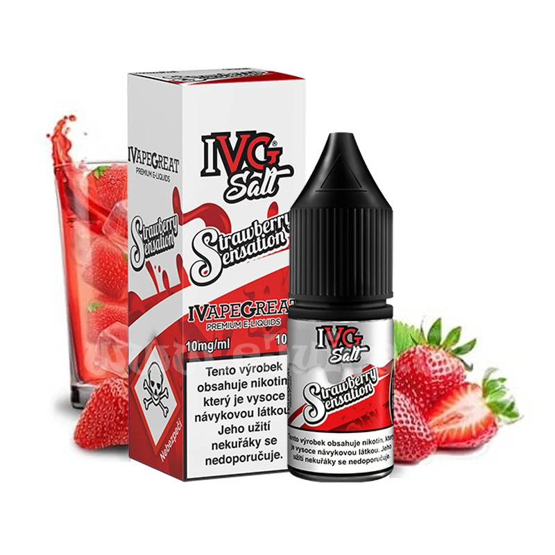 IVG Salt Strawberry Sensation (Ledová jahoda)