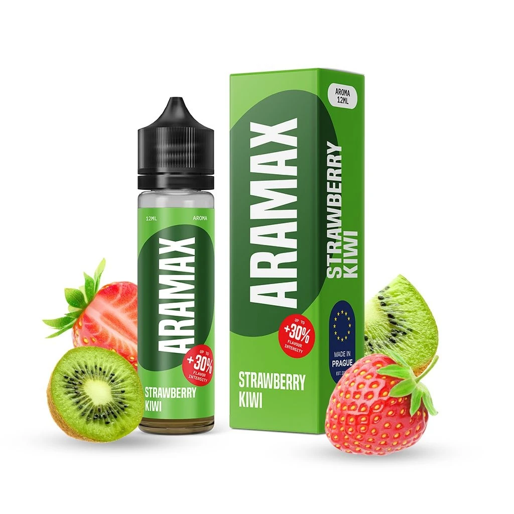 Příchuť Aramax S&V: Strawberry Kiwi (Jahoda a kiwi)