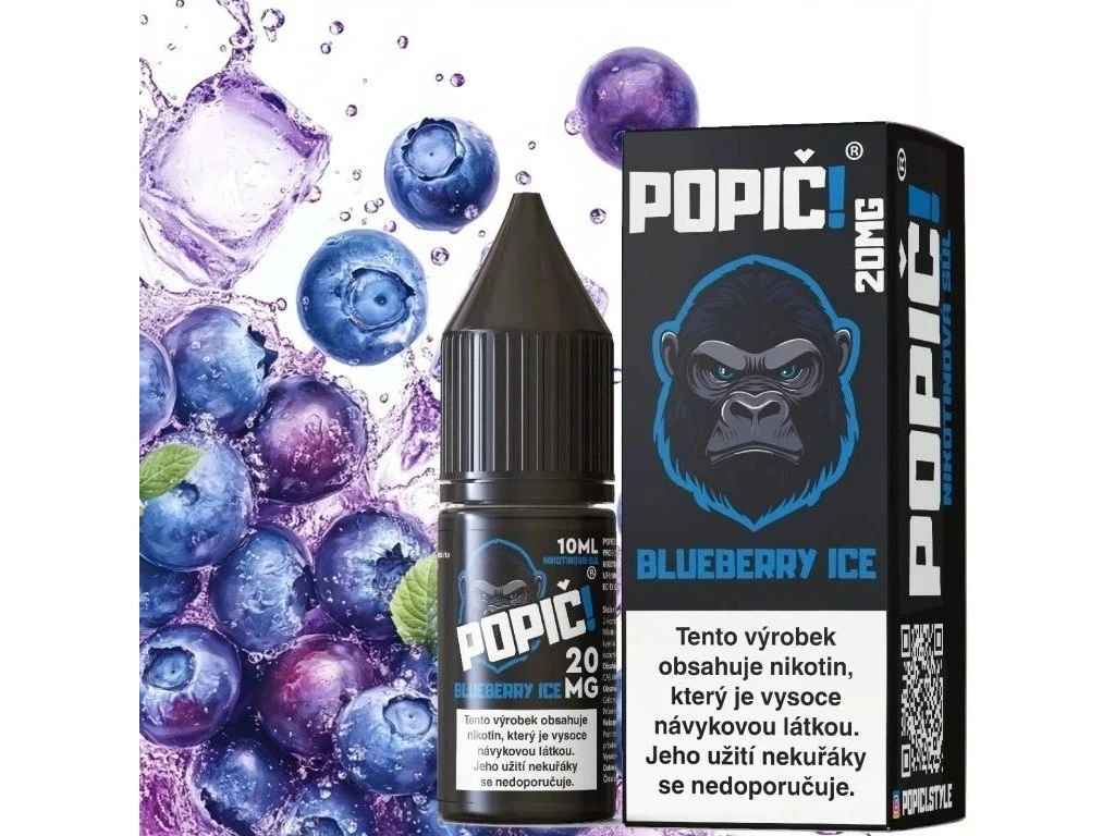 E-liquid POPIČ! Blueberry Ice