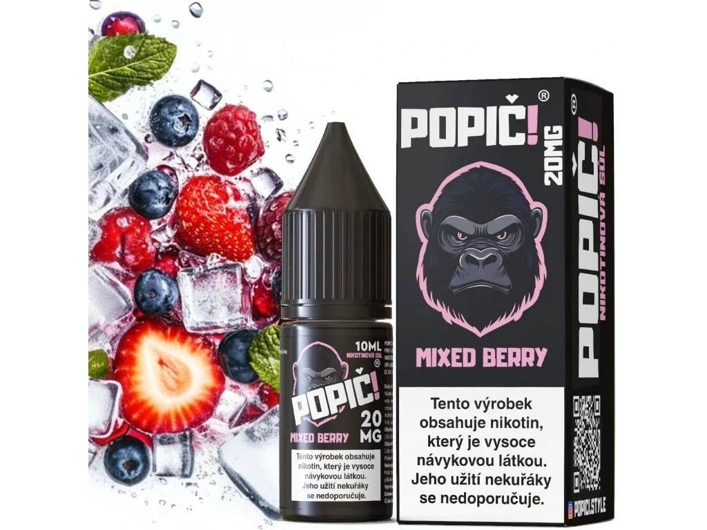 E-liquid POPIČ! Mixed Berry