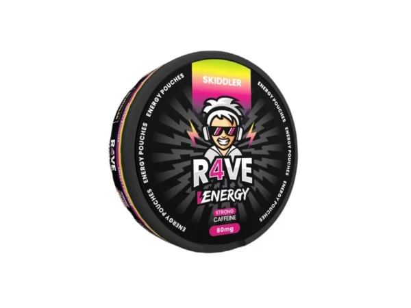 R4VE ENERGY kofeinové sáčky SKIDDLER STRONG (80mg)
