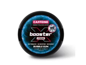 X-BOOSTER ENERGY kofeinové sáčky BUBBLE GUM STRONG (80mg)
