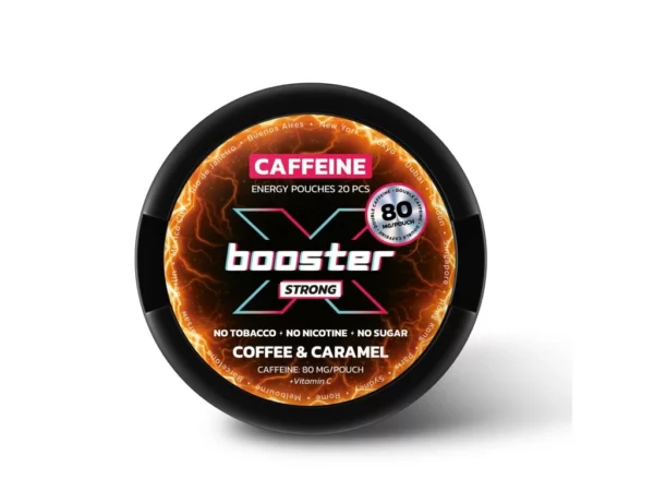 X-BOOSTER ENERGY kofeinové sáčky COFFEE CARAMEL STRONG (80mg)