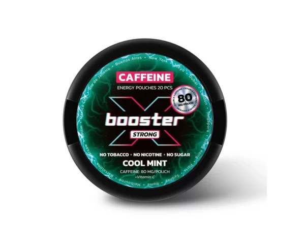 X-BOOSTER ENERGY kofeinové sáčky COOL MINT STRONG (80mg)