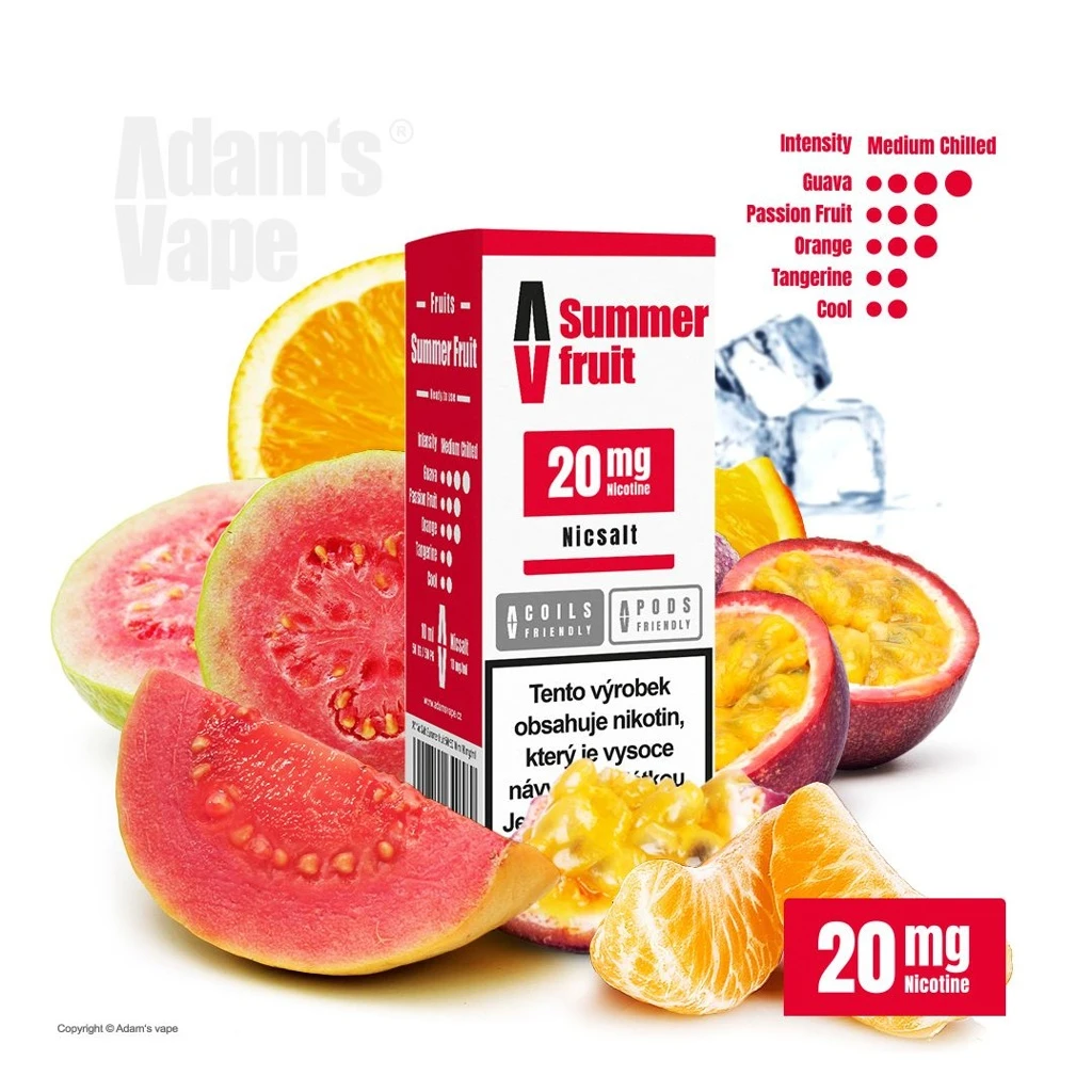 Adam's Vape SALTS Summer Fruit (Letní ovocná směs) 20mg