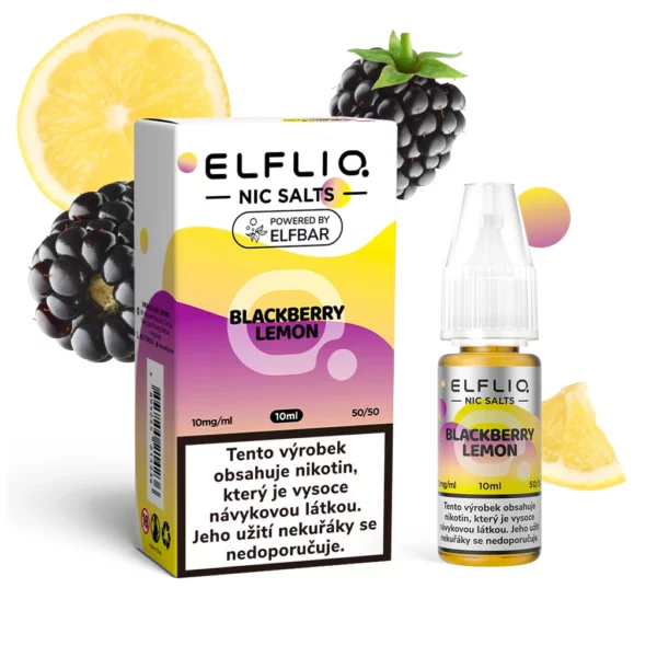 Elfliq Salt Blackberry Lemon (Ostružina s citronem)