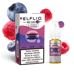 Elfliq Salt Blueberry Sour Raspberry (Borůvka a malina)