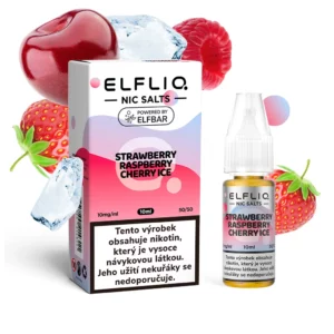 Elfliq Salt Strawberry Raspberry Cherry Ice (Chladivá jahoda s malinou a třešní)